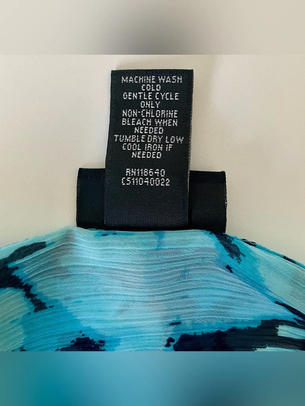 Lane Bryant Blue Multi-Colored Floral Ruffle V-Neck Empire Waist Top Sz 18/22 W